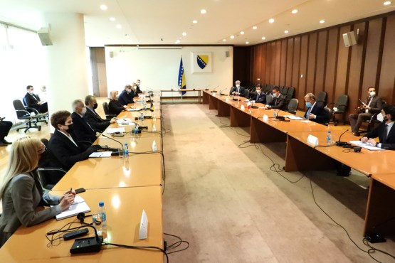 Članovi vodstva domova Parlamentarne skupštine BiH razgovarali sa ministrom vanjskih poslova Republike Italije